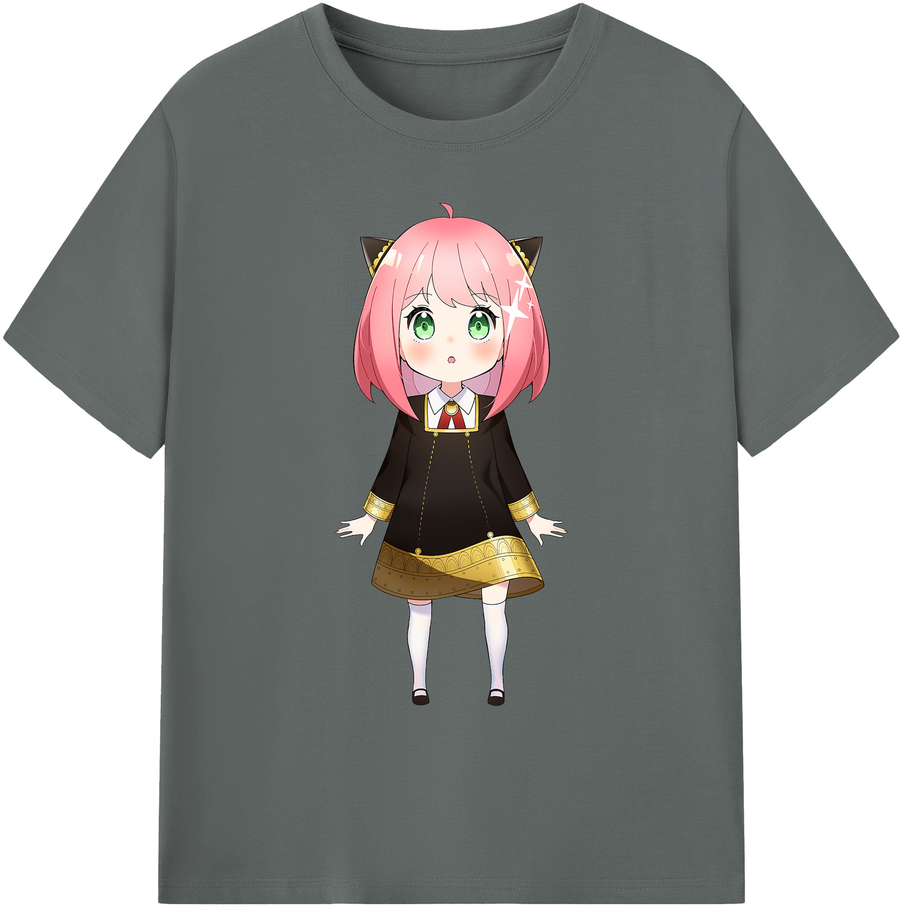 （画像用） SPY×FAMILY间谍家家酒 綿100％ メンズ半袖Tシャツ｜肌触りやわらか＆通気性